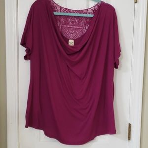 Scoop neck blouse